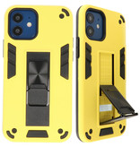 Stand Hardcase Backcover para iPhone 12 Mini Amarillo