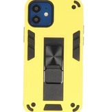 Stand Hardcase Backcover für iPhone 12 Mini Yellow