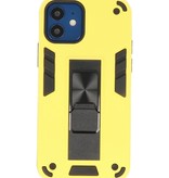 Stand Hardcase Backcover pour iPhone 12 Mini Jaune