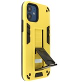 Stand Hardcase Backcover für iPhone 12 Mini Yellow