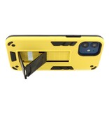 Stand Hardcase Backcover pour iPhone 12 Mini Jaune