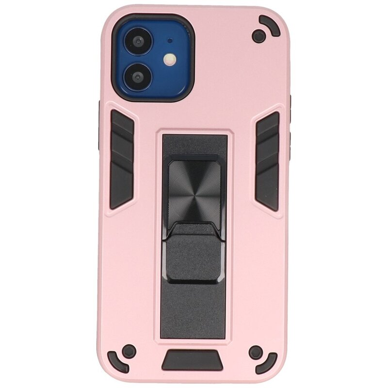 Stand Hardcase Backcover für iPhone 12 Mini Pink