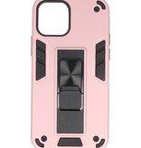 Stand Hardcase Backcover voor iPhone 12 Mini Roze