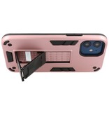 Carcasa trasera rígida Stand para iPhone 12 Mini Rosa