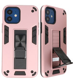 Carcasa trasera rígida Stand para iPhone 12 Mini Rosa