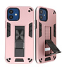 Bagcover til stativ Hardcase til iPhone 12 Mini Pink