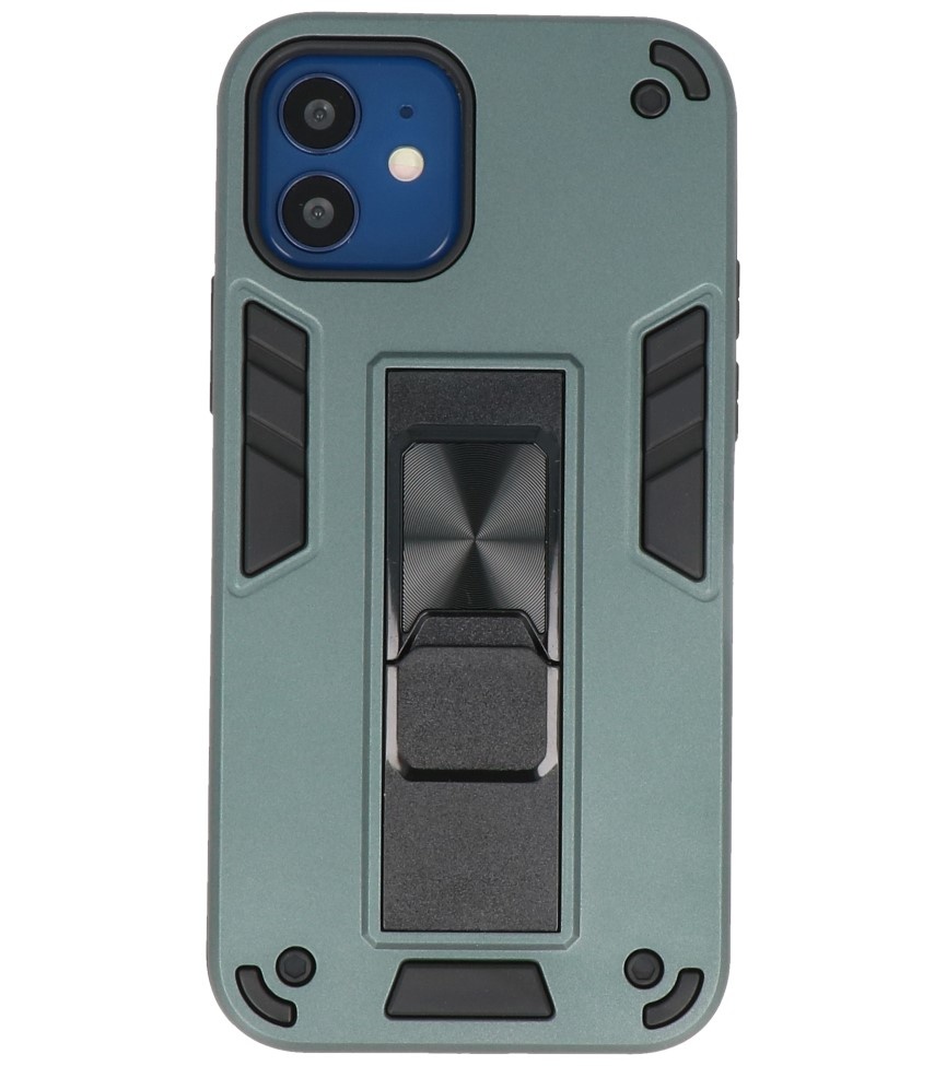 Stand Hardcase Backcover für iPhone 12 Mini Dark Green