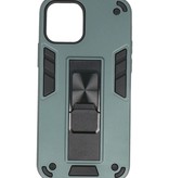 Stand Hardcase Backcover para iPhone 12 Mini Verde Oscuro