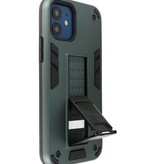 Stand Hardcase Backcover für iPhone 12 Mini Dark Green