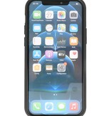 Stand Hardcase Backcover para iPhone 12 - 12 Pro Plata