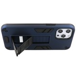 Stand Hardcase Backcover voor iPhone 12 - 12 Pro Navy