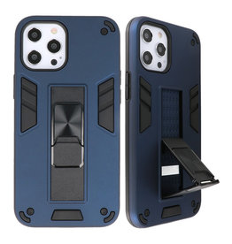 Stand Hardcase Backcover für iPhone 12 - 12 Pro Navy