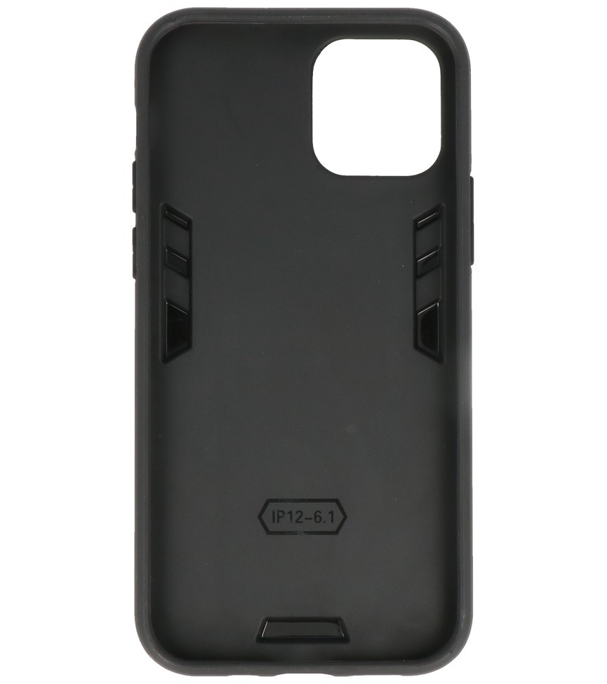 Stand Hardcase Backcover voor iPhone 12 - 12 Pro Geel