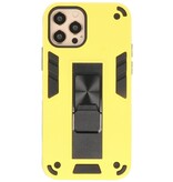 Stand Hardcase Backcover for iPhone 12 - 12 Pro Yellow