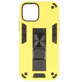 Stand Hardcase Backcover voor iPhone 12 - 12 Pro Geel