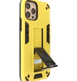 Stand Hardcase Backcover für iPhone 12 - 12 Pro Yellow