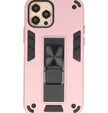 Stand Hardcase Backcover für iPhone 12 - 12 Pro Pink