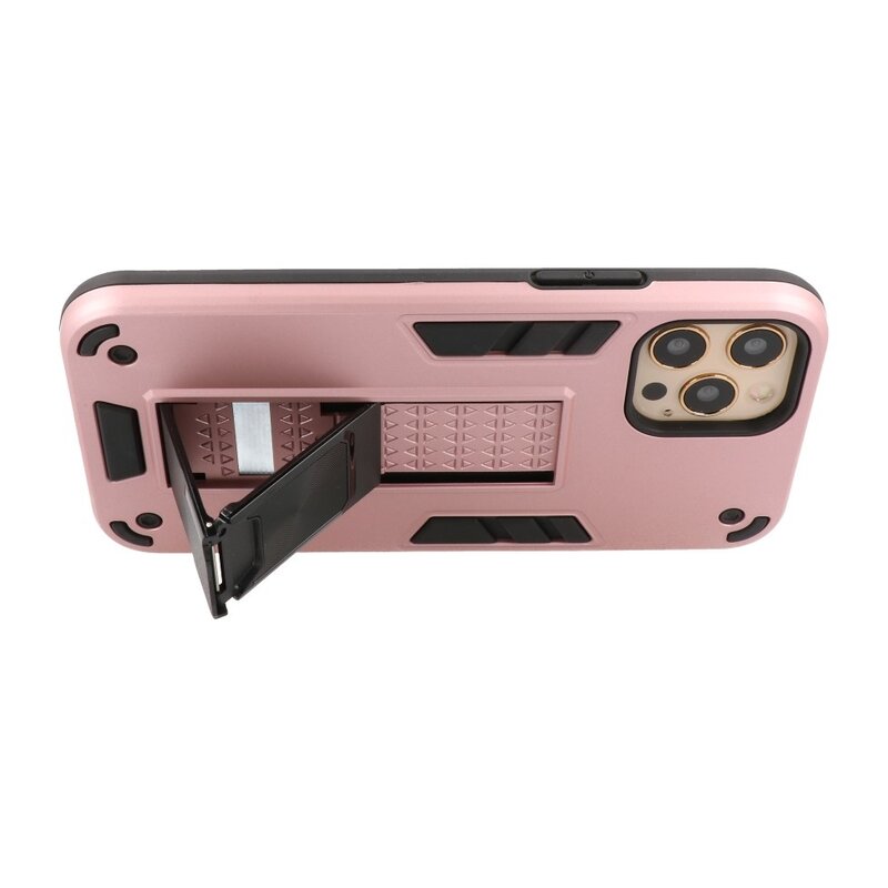 Stand Hardcase Backcover para iPhone 12-12 Pro Rosa