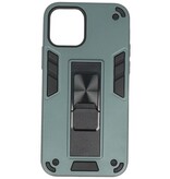 Stand Hardcase Backcover for iPhone 12 - 12 Pro Dark Green