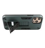 Coque arrière rigide pour iPhone 12-12 Pro vert foncé