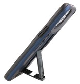 Carcasa trasera rígida Stand para iPhone 12 Pro Max Azul marino