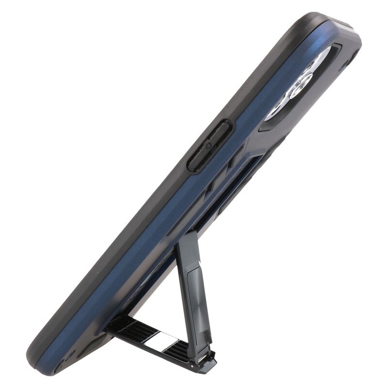 Carcasa trasera rígida Stand para iPhone 12 Pro Max Azul marino