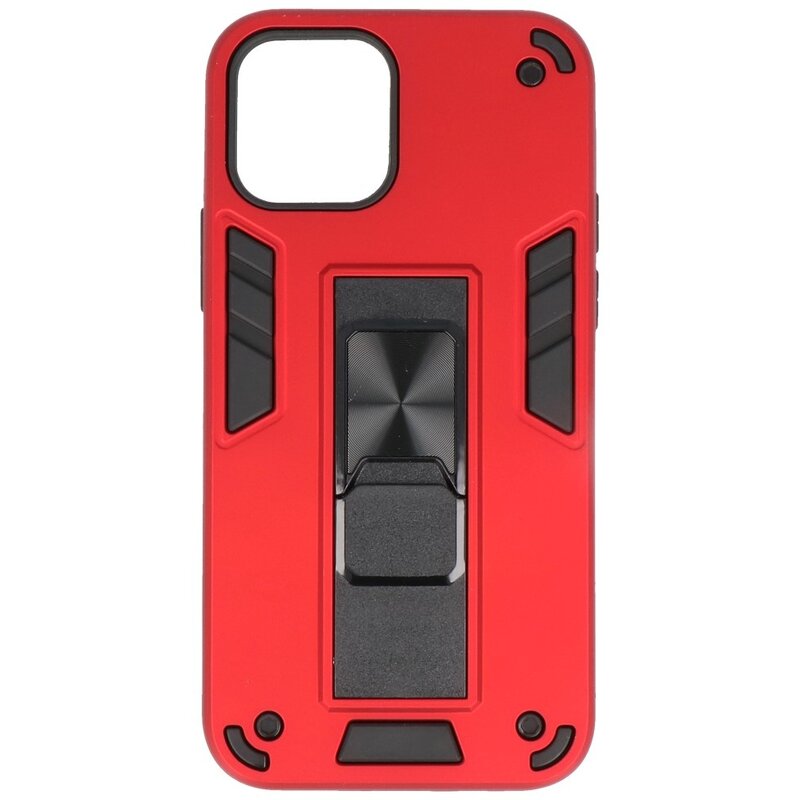 Stand Hardcase Backcover for iPhone 12 Pro Max Red