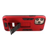 Stand Hardcase Backcover for iPhone 12 Pro Max Red