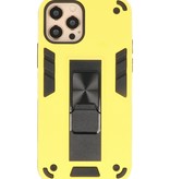 Stand Hardcase Backcover pour iPhone 12 Pro Max Jaune