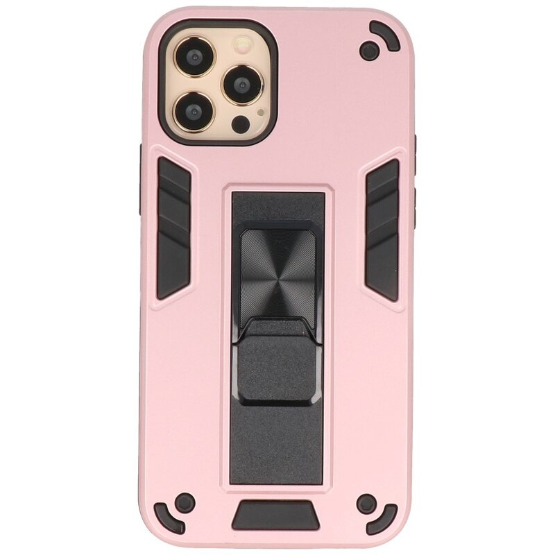 Stand Hardcase Backcover for iPhone 12 Pro Max Pink