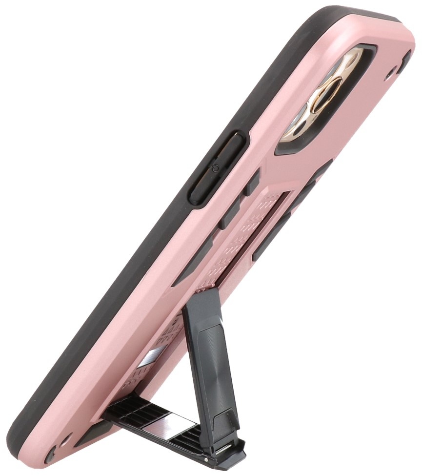 Carcasa trasera rígida Stand para iPhone 12 Pro Max Rosa