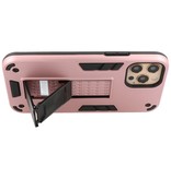 Stand Hardcase Backcover voor iPhone 12 Pro Max Roze