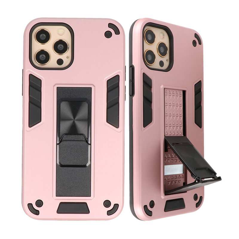Stand Hardcase Backcover für iPhone 12 Pro Max Pink