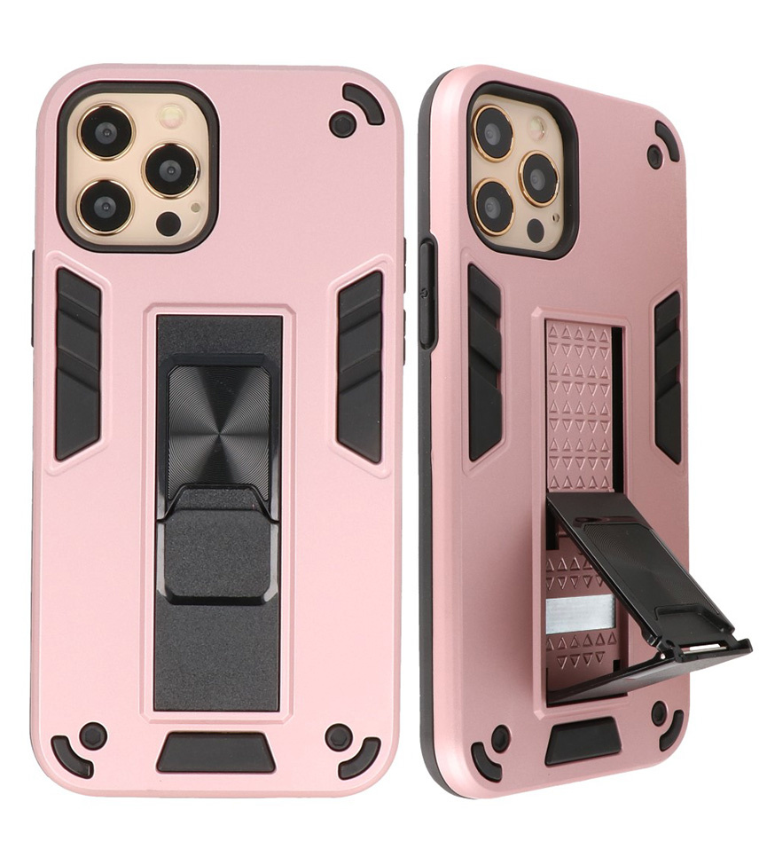 Stand Hardcase Backcover for iPhone 12 Pro Max Pink