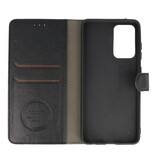 Estuche de lujo tipo billetera para Samsung Galaxy A72 5G Negro