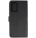 Estuche de lujo tipo billetera para Samsung Galaxy A72 5G Negro
