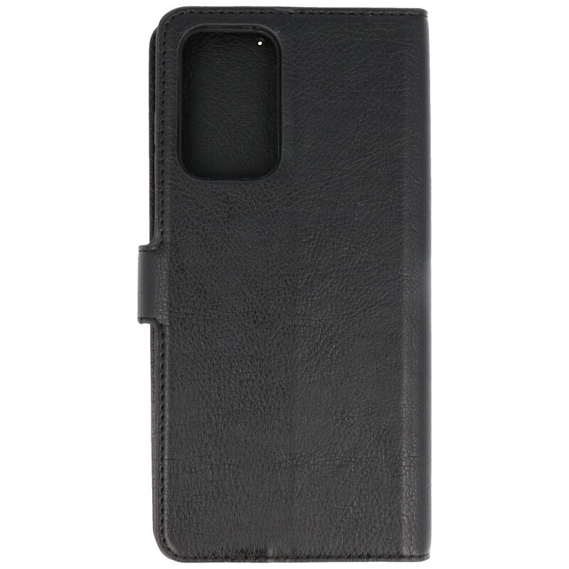 Etui Portefeuille de Luxe pour Samsung Galaxy A72 5G Noir