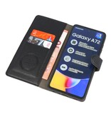 Etui Portefeuille de Luxe pour Samsung Galaxy A72 5G Noir