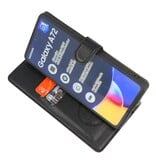 Etui Portefeuille de Luxe pour Samsung Galaxy A72 5G Noir