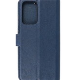 Luxus Brieftasche Fall für Samsung Galaxy A72 5G Navy