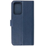 Estuche de lujo tipo billetera para Samsung Galaxy A72 5G Navy