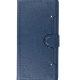 Luxury Wallet Case for Samsung Galaxy A72 5G Navy