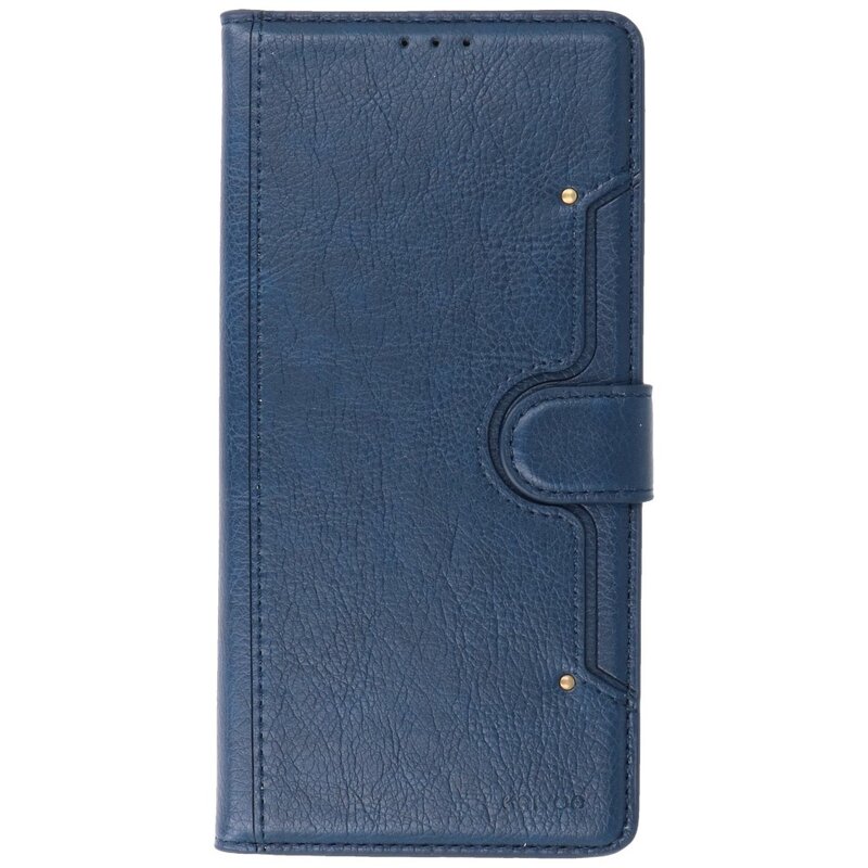 Custodia a Portafoglio di lusso per Samsung Galaxy A72 5G Navy