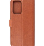 Luksus pung taske til Samsung Galaxy A72 5G Brun