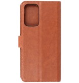 Luxus Brieftasche Hülle für Samsung Galaxy A72 5G Brown