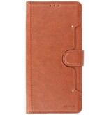Funda Cartera de Lujo para Samsung Galaxy A72 5G Marrón