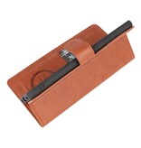 Luxe Portemonnee Hoesje voor Samsung Galaxy A72 5G Bruin