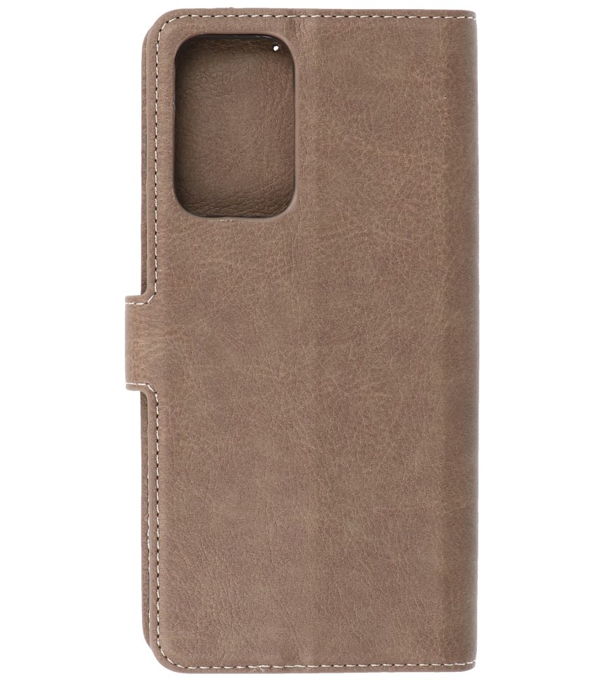 Luksus pung taske til Samsung Galaxy A72 5G Grå