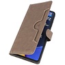 Luxe Portemonnee Hoesje voor Samsung Galaxy A72 5G Grijs