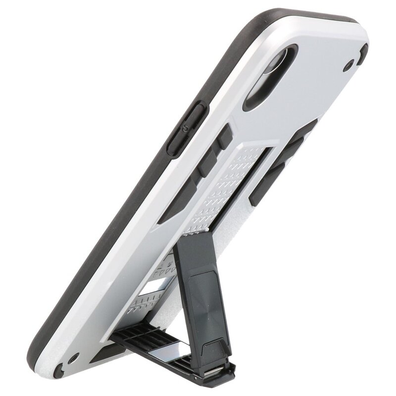 Coque arrière rigide pour iPhone XR Argent